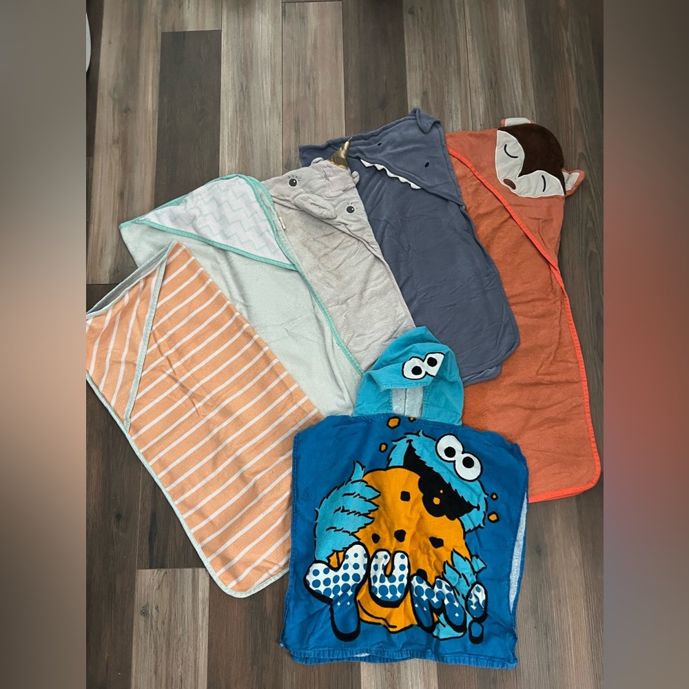 Hooded baby towels